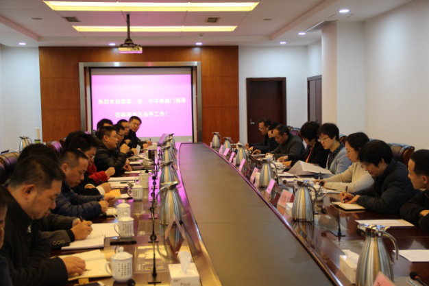 國家、省、市環(huán)保部門調(diào)研武漢染料廠土壤修復(fù)項目