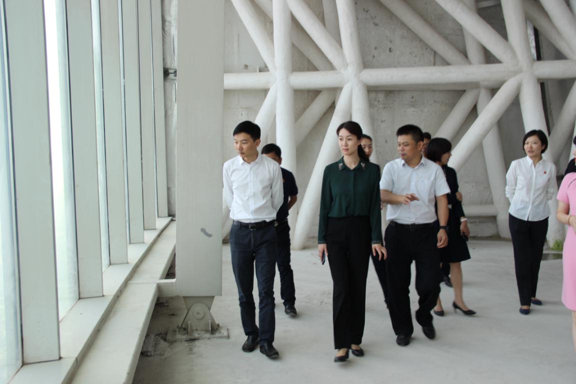 團省委副書記陳立、團市委書記柳新一行調研武漢中央商務區共青團工作